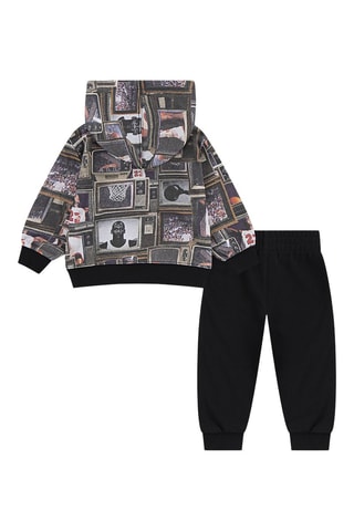 Sweat à capuche et pantalon - Noir