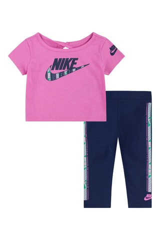 T-shirt et legging Happy - Bleu - Nike