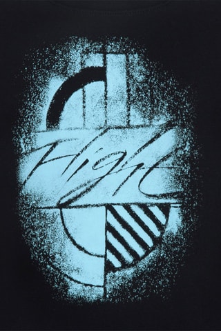 Sweat et legging polaires - Noir et turquoise - Jordan