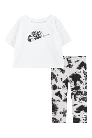 T-shirt et legging Blanc et noir  - Nike