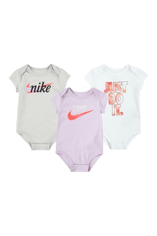 3 bodys 
Gris, violet et blanc - Nike