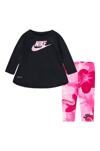 T-shirt et legging Noir et rose - Nike
