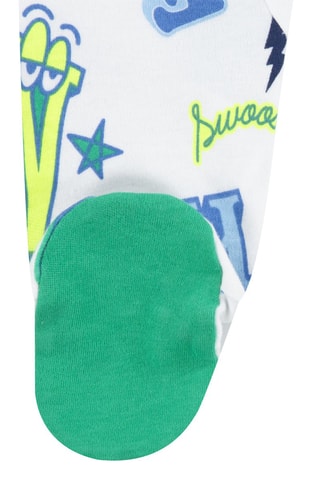 Grenouillère Next Gen Aop Footed - Blanc - Nike