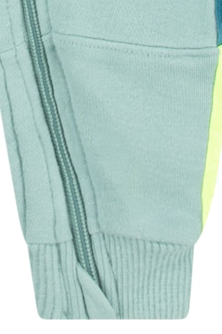 Grenouillère à capuche - Vert d'eau 