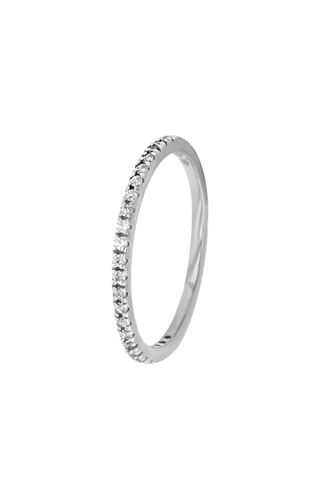 Bague - Or blanc et diamants