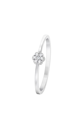 Bague - Or blanc et diamants