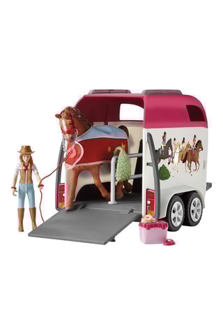 Aventura con coche y remolque para caballos - De 5 a 12 años - 100 piezas