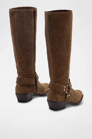 Bottes en nubuck Delta - Marron