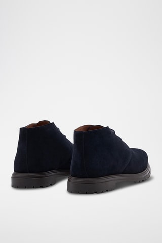 Boots en cuir Joao - Bleu marine