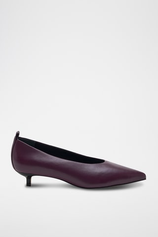 Escarpins en cuir de veau Kimono - Violet
