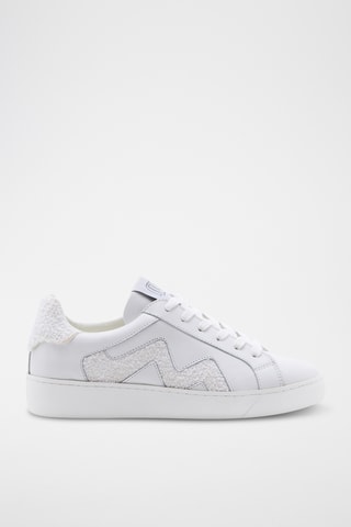 Baskets en cuir de veau Clelia - Blanc