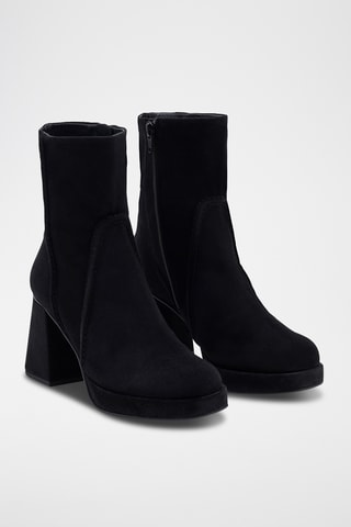 Bottines en cuir Lotenia - Noir