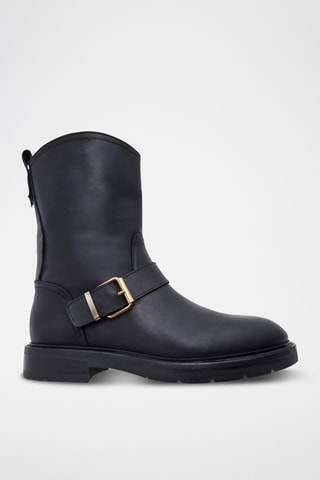 Bottines en cuir Margaret - Noir