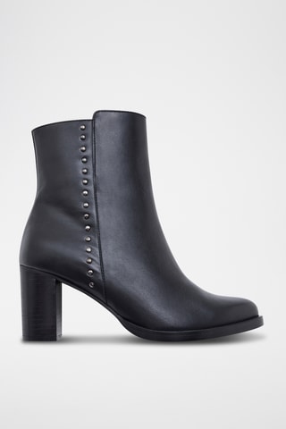 Bottines en cuir Maria - Noir