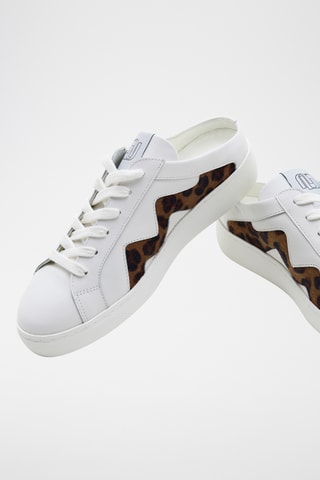 Baskets en cuir Coline - Blanc