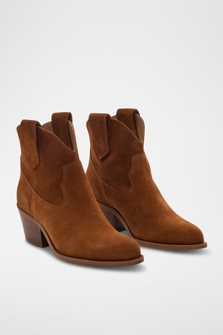 Bottines en cuir Mendocino - Marron