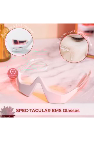 Lunettes à lumière rouge Spec-Tacular EMS Stylpro - Blanc