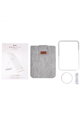 Miroir - Blanc - 13,9 x 16,7 x 9,45 cm