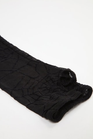 Cerchietto e mezziguanti - Nero