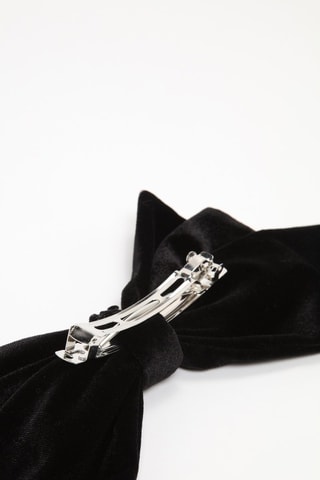 Fermaglio con clip - Nero