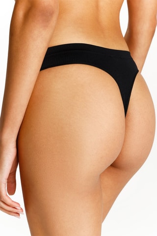 2 perizomi - Nero e beige