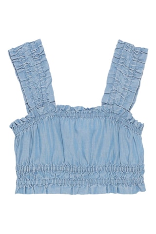 Canotta in jeans - Blu