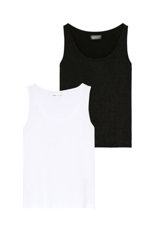 2 canotte - Nero e bianco