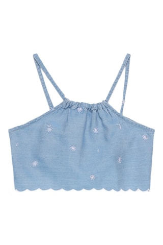 Canotta in jeans - Blu