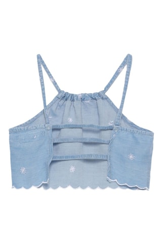 Canotta in jeans - Blu