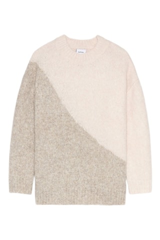 Maglione - Ecrù e taupe