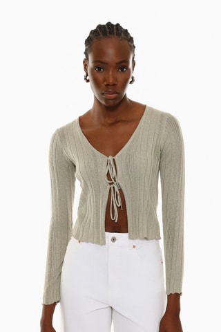 Cardigan - Verde acqua