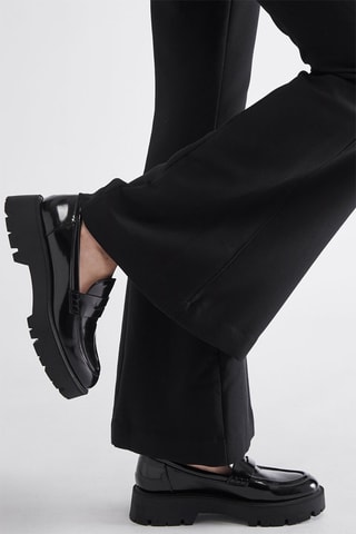 Pantaloni flare - Nero