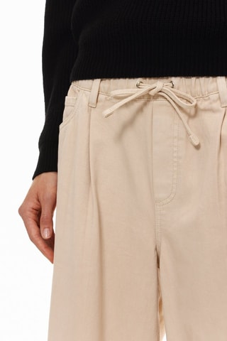 Pantaloni wide legs - Beige