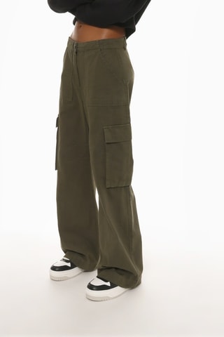 Pantaloni cargo - Kaki