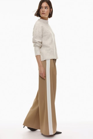 Pantaloni wide legs - Beige chiaro