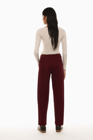 Pantaloni chino - Bordeaux