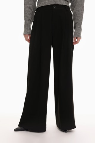 Pantaloni wide legs - Nero
