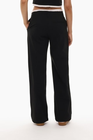 Pantaloni straight - Nero