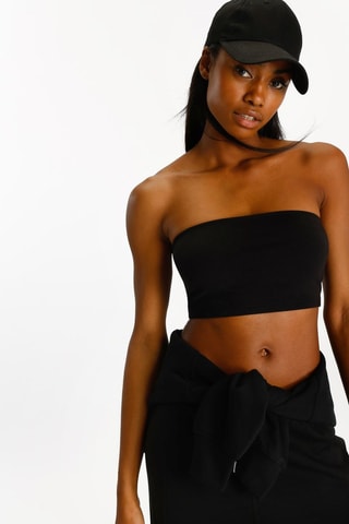 Pantaloni wide legs - Nero