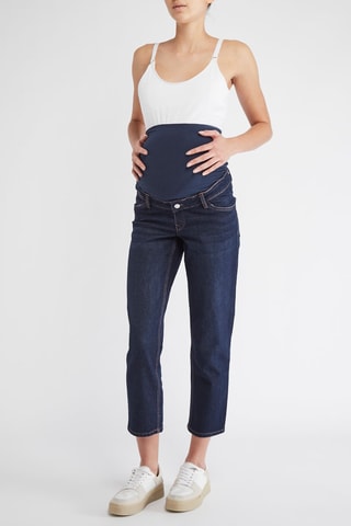 Jeans premaman straight - Blu