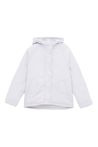 Parka con cappuccio - Bianco