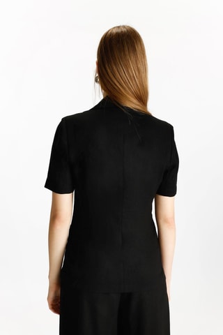 Giacca in lino - Nero