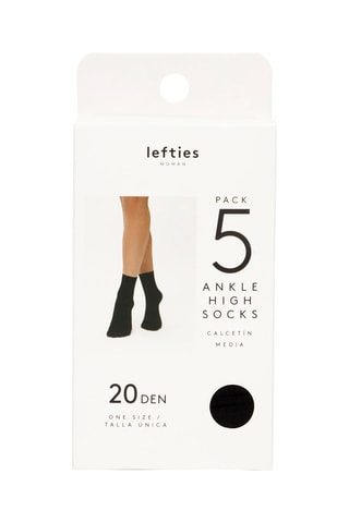 5 collant - 20 denari - Nero