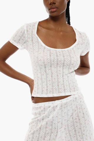 T-shirt pigiama - Bianco