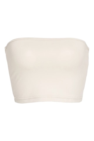 Crop top bustier - Bianco