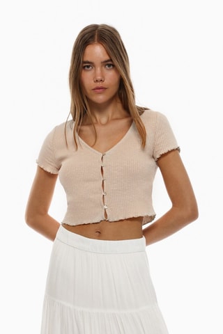 Crop top - Beige