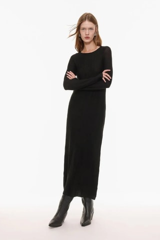 Abito taglio dritto - Verde scuro