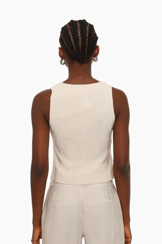 Gilet da completo - Ecrù