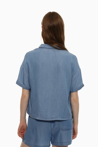 Camicia in jeans - Blu