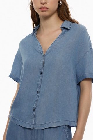 Camicia in jeans - Blu